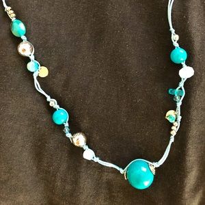 Fashion jewelry - necklace. Turquoise.